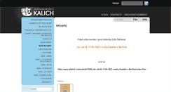 Desktop Screenshot of ekalich.cz
