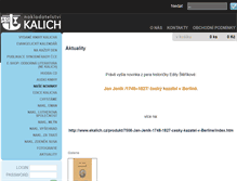 Tablet Screenshot of ekalich.cz